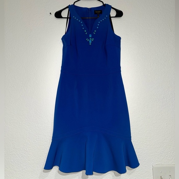 Laundry | Royal Blue Mermaid Cocktail Dress size 4 - Picture 2 of 5
